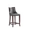 Manhattan Comfort Emperor Faux Leather Barstool in Pebble Grey BS008-PE - alternate 1
